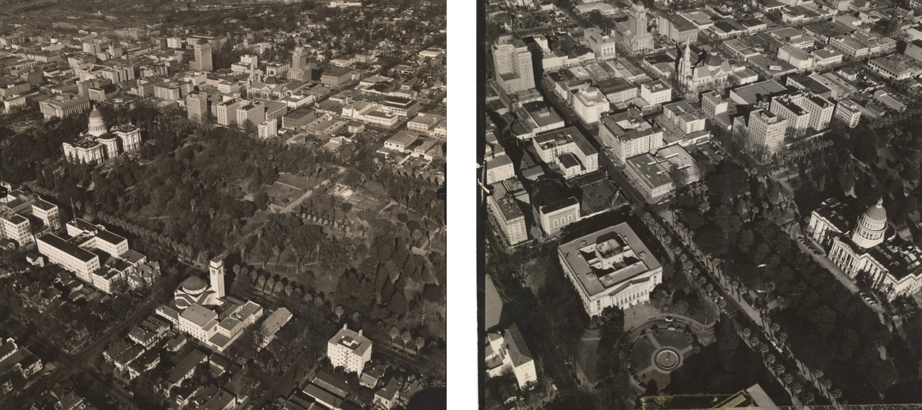 Aerial Photos of the State Capitol Building (1949)