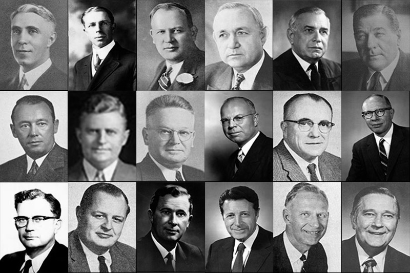 photo collage of past directors